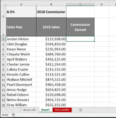 Microsoft Excel LinkedIn Skill Assessment Answer Q50