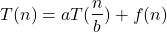 Master Theorem