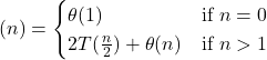 Recurrences